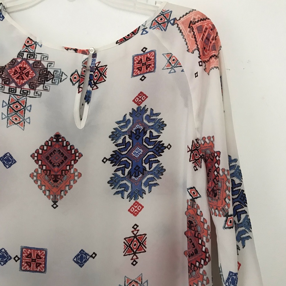 Womens Sheer Blouse - Picture 5 of 6